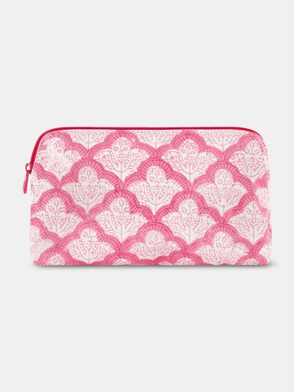 Roller Rabbit Jemina Makeup Bag Size LHOT PINK / L
